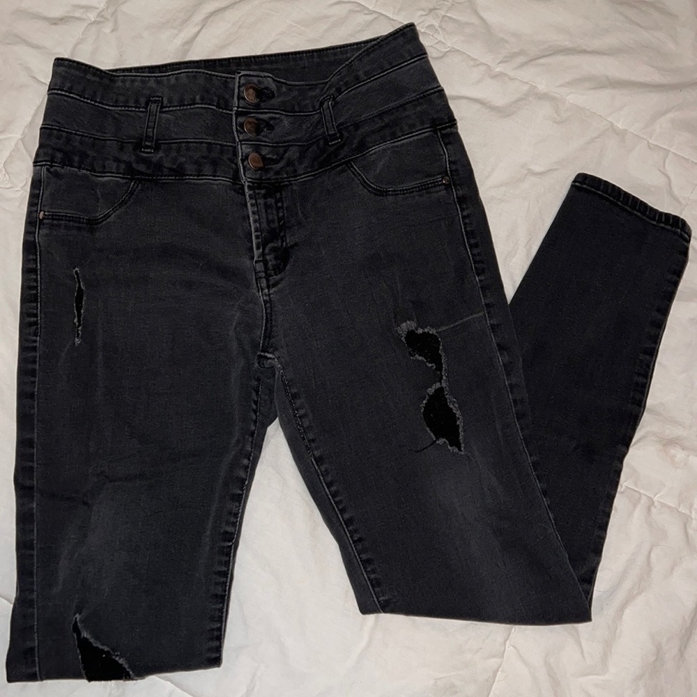 Charlotte Russe Refuge black denim